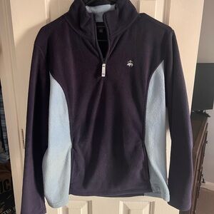 Brooks Brothers Deep Purple Fleece Top